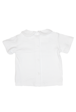 Zuccini ZMS23 White Peter Pan Knit Shirt