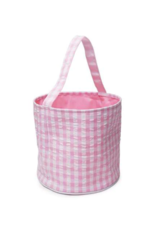 Zsa Zsa & Lolli ZZL Gingham Bucket w/Embroidery PINK Zsa Zsa & Lolli ZZL Gingham Bucket w/Embroidery PINK