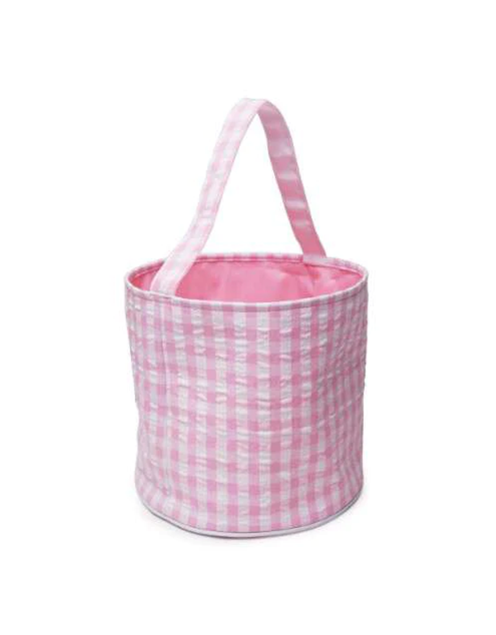 Zsa Zsa & Lolli ZZL Gingham Bucket w/Embroidery PINK