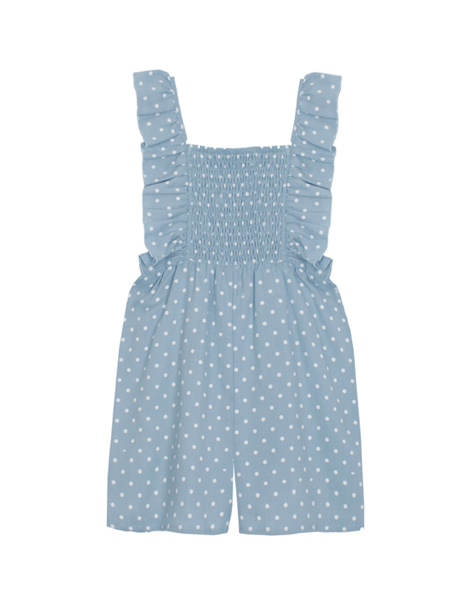 Mabel and Honey 5782BE Pebble Dot Woven Romper