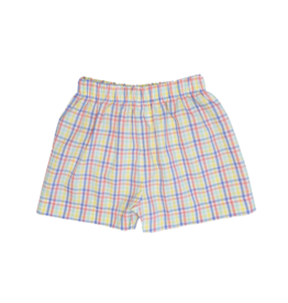 Banana Split Pastel Plaid Short