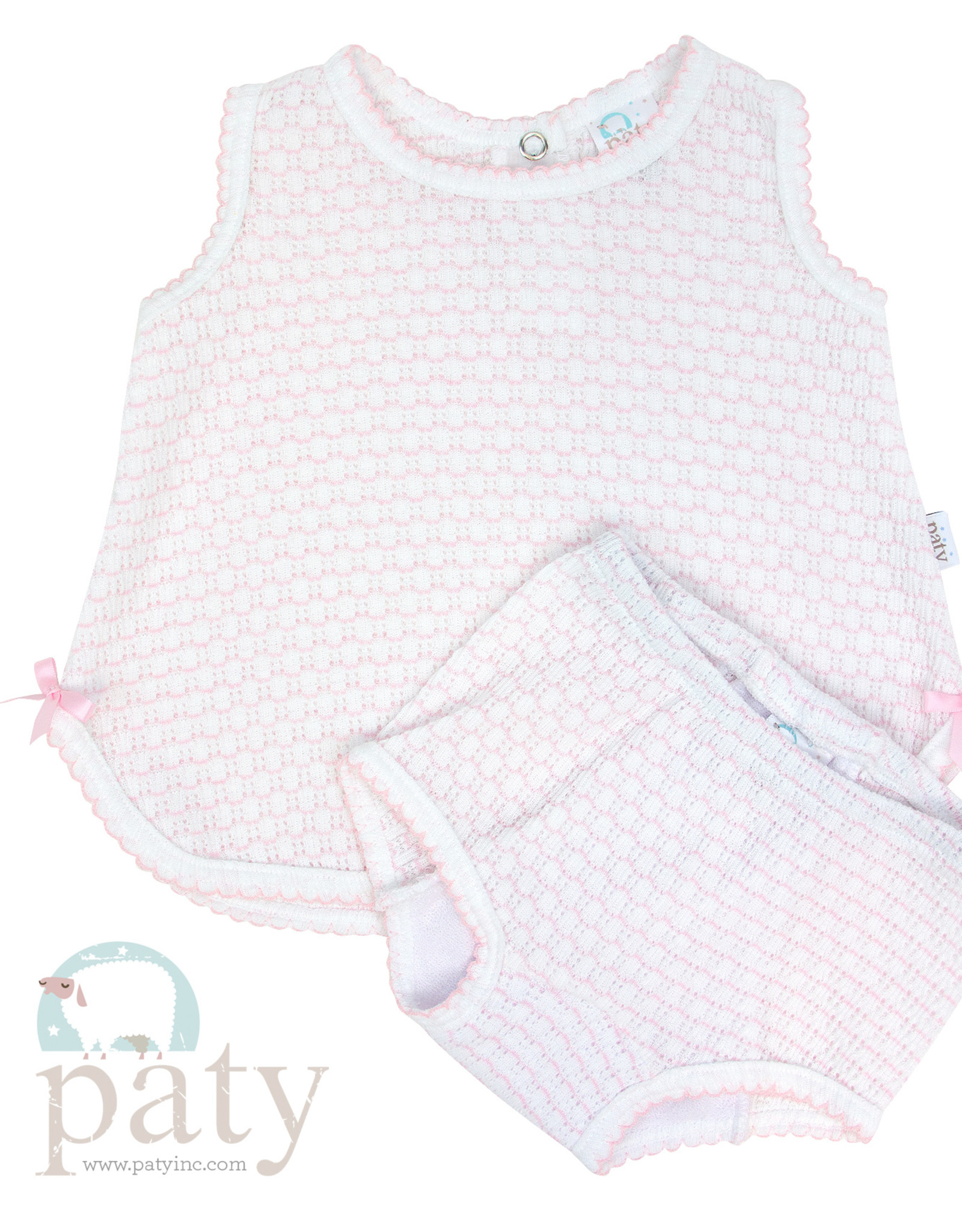 Paty, Inc. 336 Diaper Set Pink