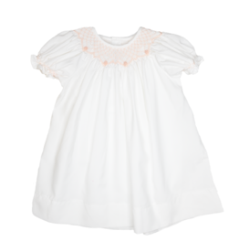 Sweet Dreams Ava White/Peach Dress