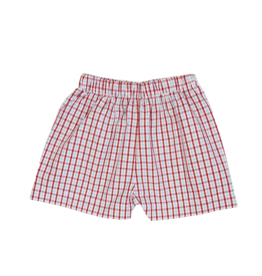 Three Sisters Red Blue Check Short