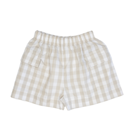 Millie Jay Khaki Check Short