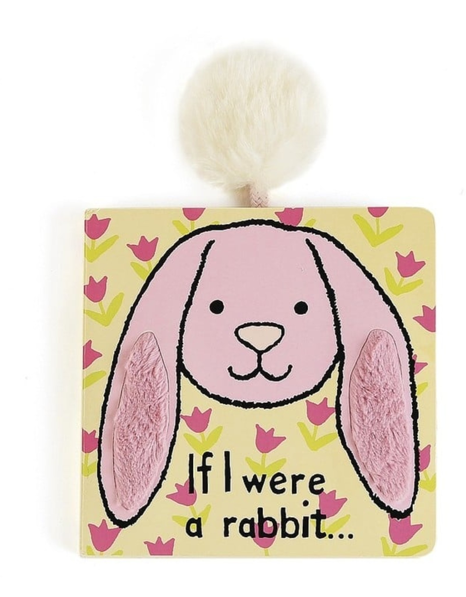 Jellycat If I Were a Rabbit Book Tulip Pink