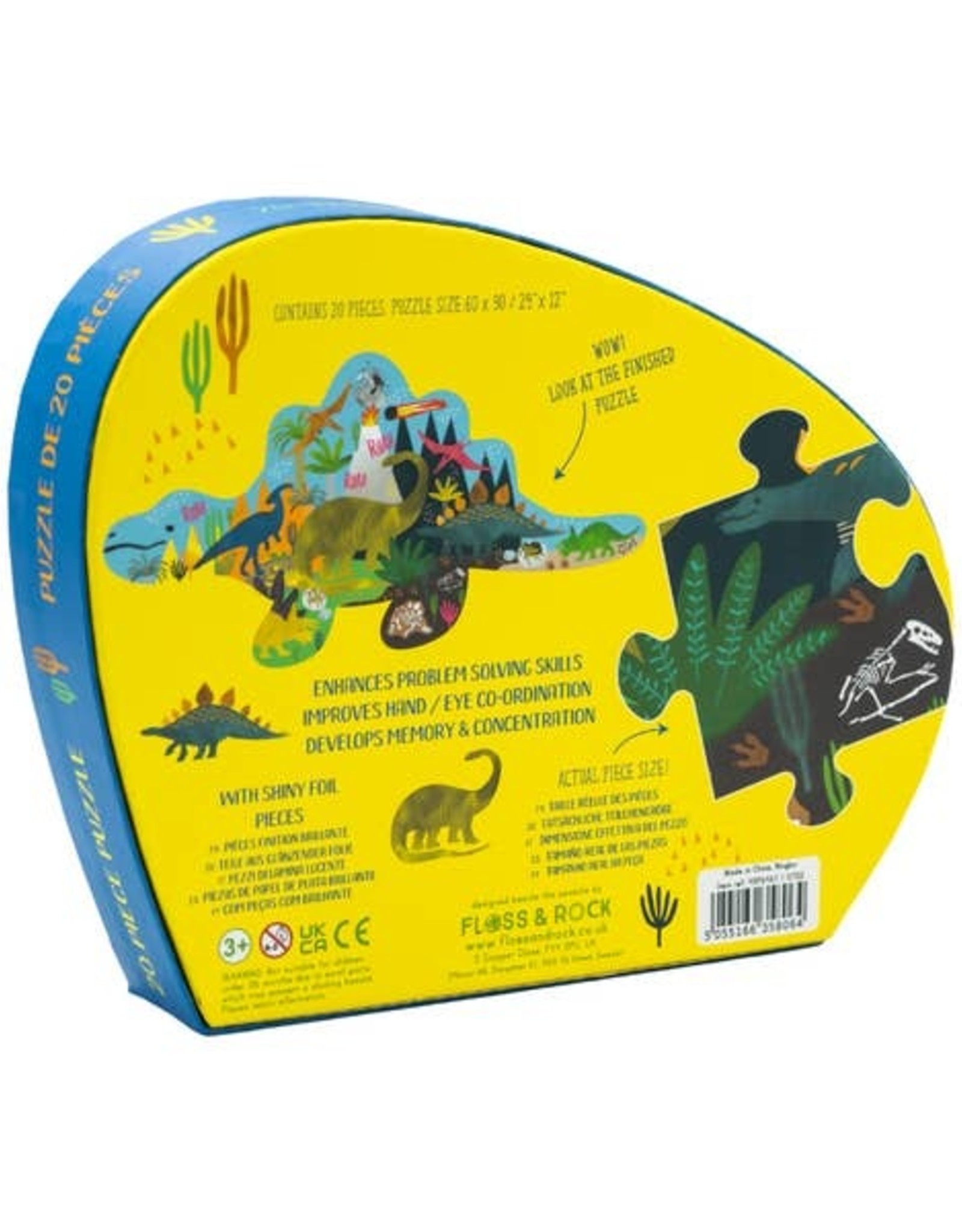 Floss and Rock Dinosaur 20pc Puzzle
