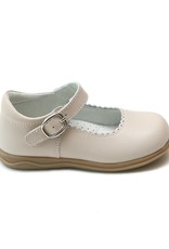 L'Amour H501 CHLOE Scalloped Mary Jane Almond