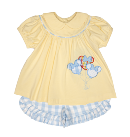 True (Size 5) Mouse Balloon Girl Short Set