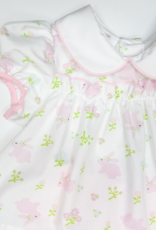Baby Blessings BB0676 Serenity Pink Bunnies Bloomer Set