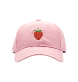 Harding Lane Embroidered Hat Light Pink Strawberry
