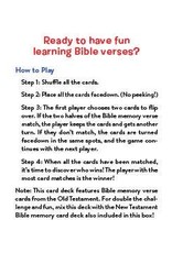 Barbour Publishing Bible Memory Match Game