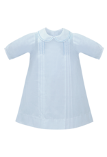 Baby Sen QBDG White/ Blue Stitch Daygown