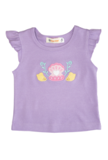 Luigi S23 Lavender Clam Shell  Shirt