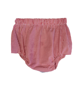 Remember Nguyen Boy Diaper Cover Red Gingham