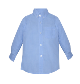 Remember Nguyen Button Down Shirt Light Blue Gingham