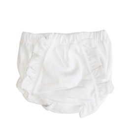 Baby Loren White Pima Knit Diaper Cover