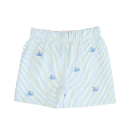 Zuccini Embroidered Short Whale