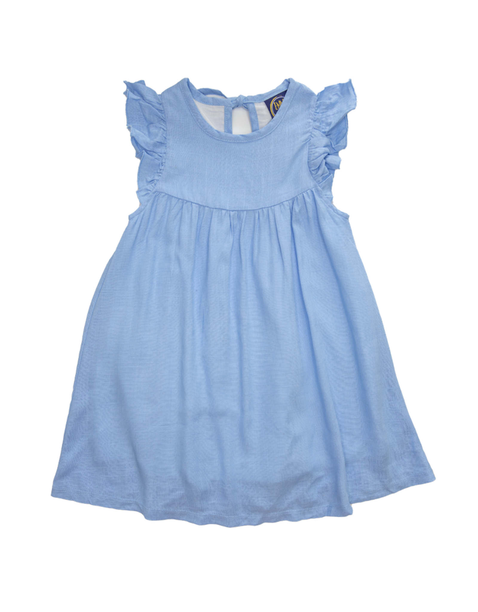 Emma Jean 1006 Mia Linen Dress Blue