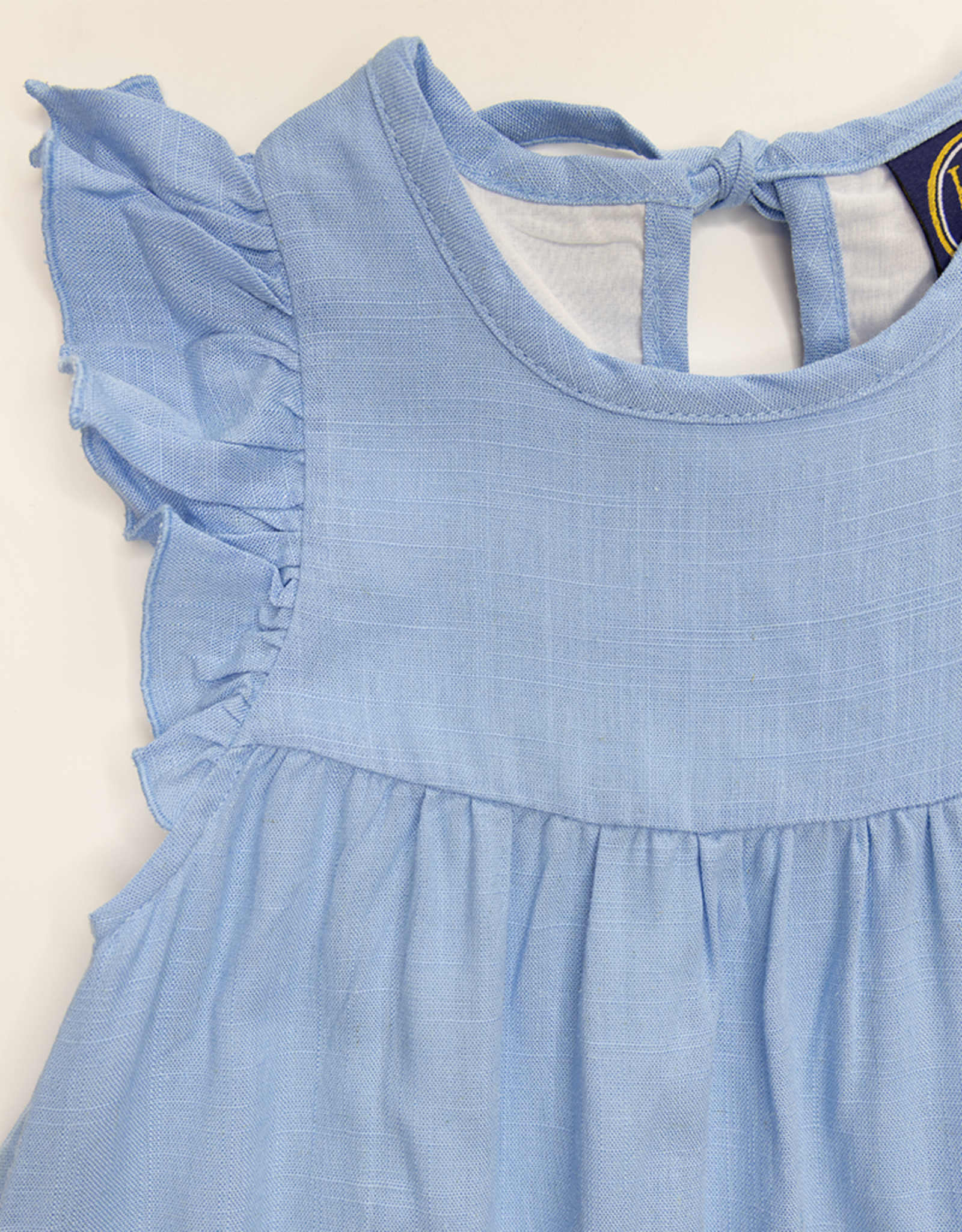 Emma Jean 1006 Mia Linen Dress Blue