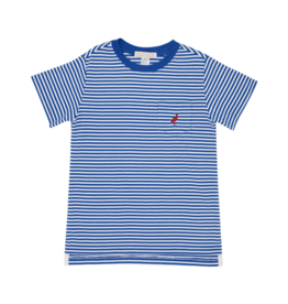 TBBC Carter Crewneck w/pocket Rockefeller Royal Stripe TBBC Carter Crewneck w/pocket Rockefeller Royal Stripe