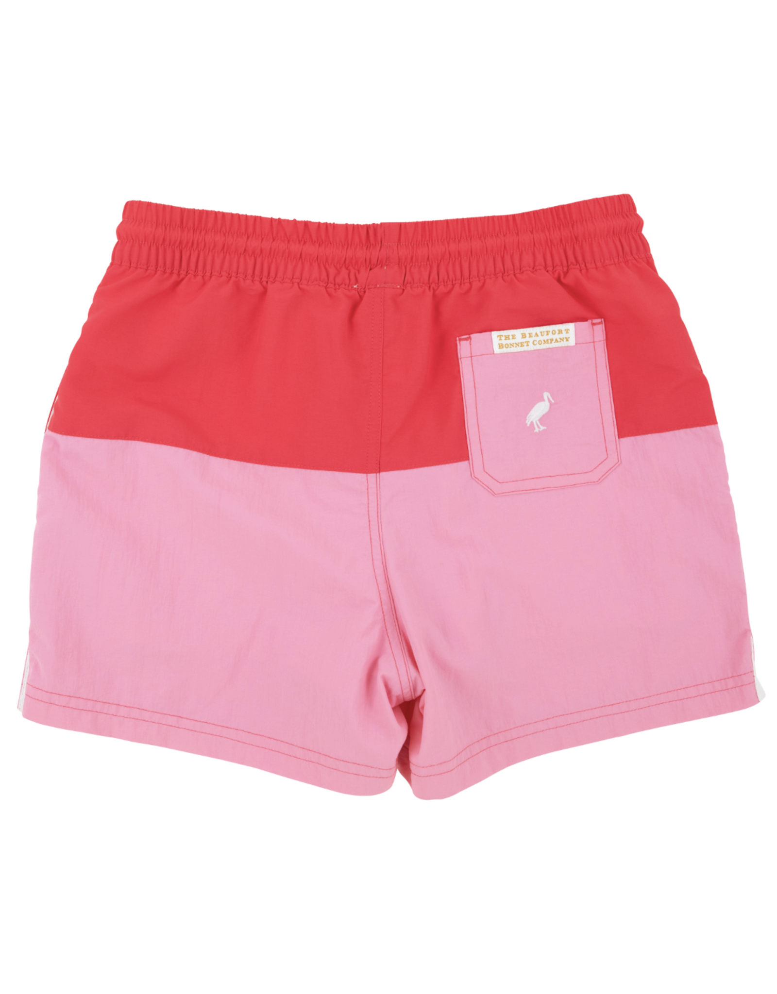 TBBC Country Club Colorblock Trunk Red/Hot Pink