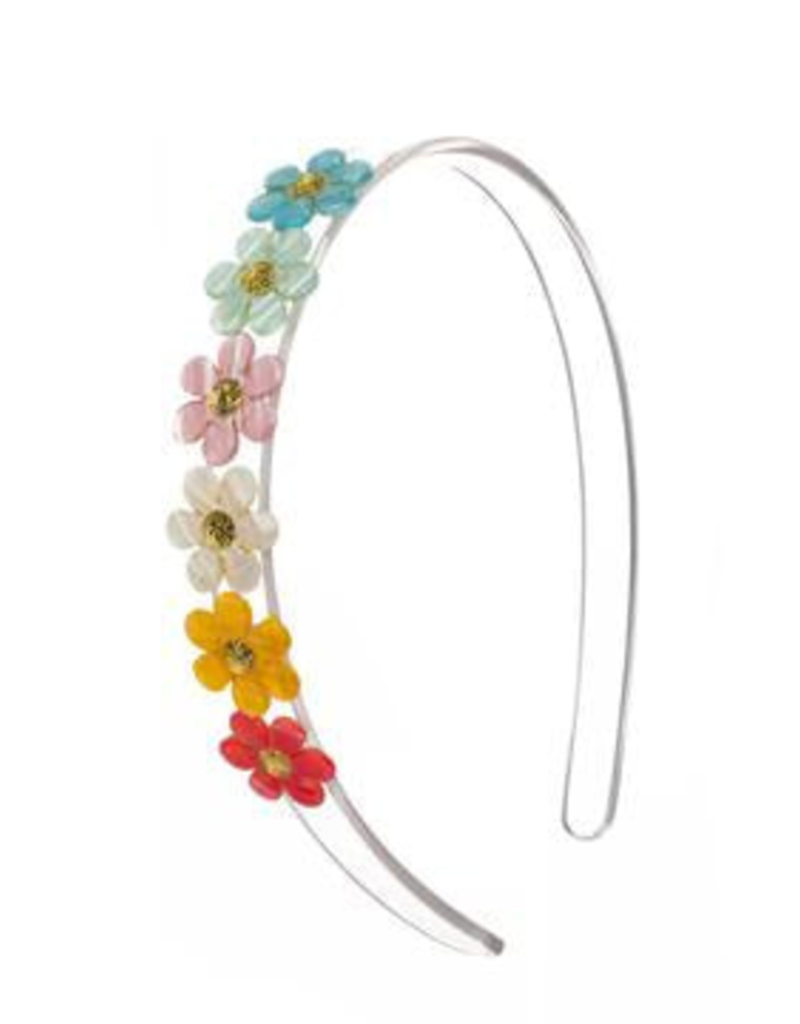 Lilies & Roses LR Headband Pearlized Pastel Flowers H011A-23N