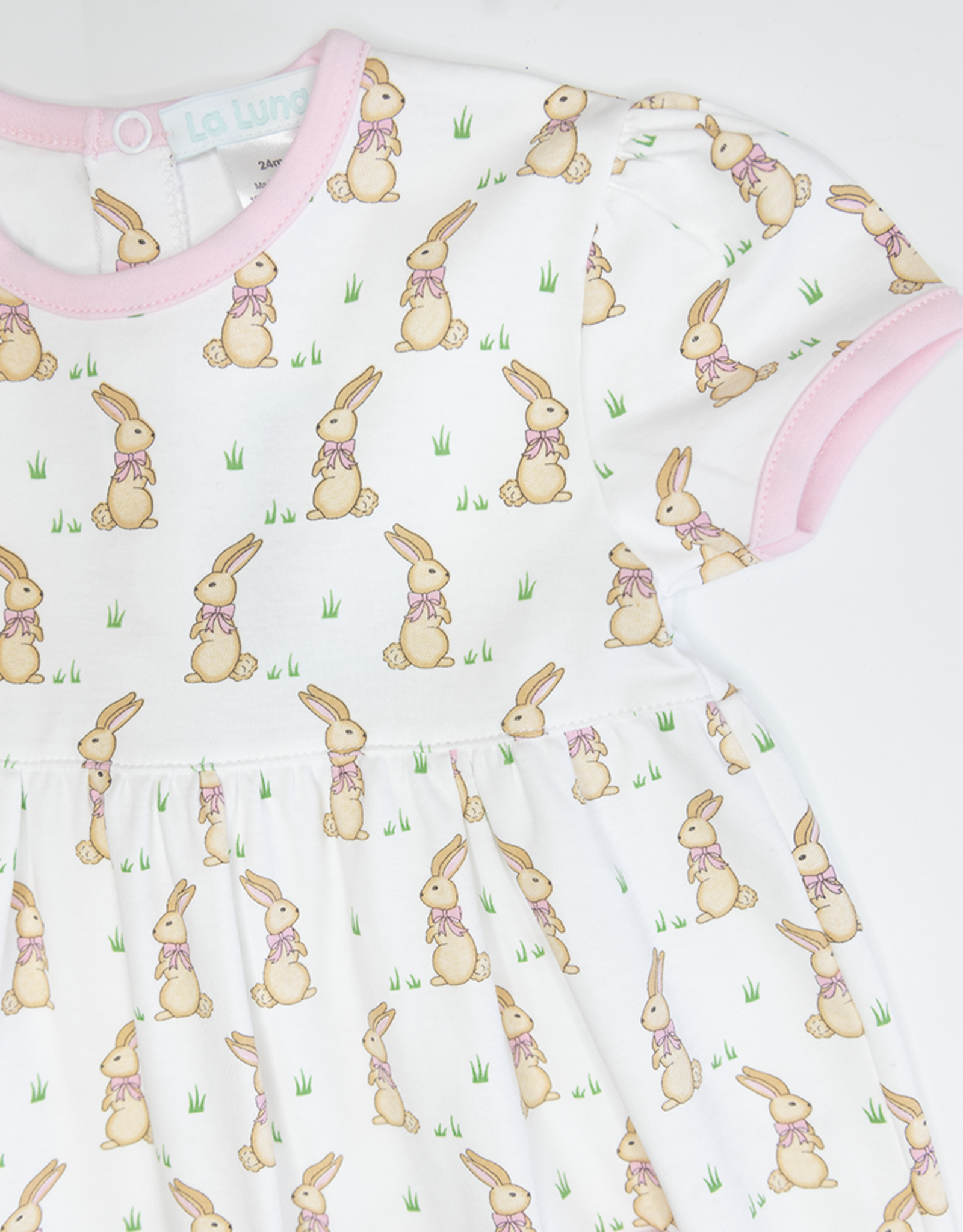 Lulu Bebe LBS23 Pink Bunny Dress