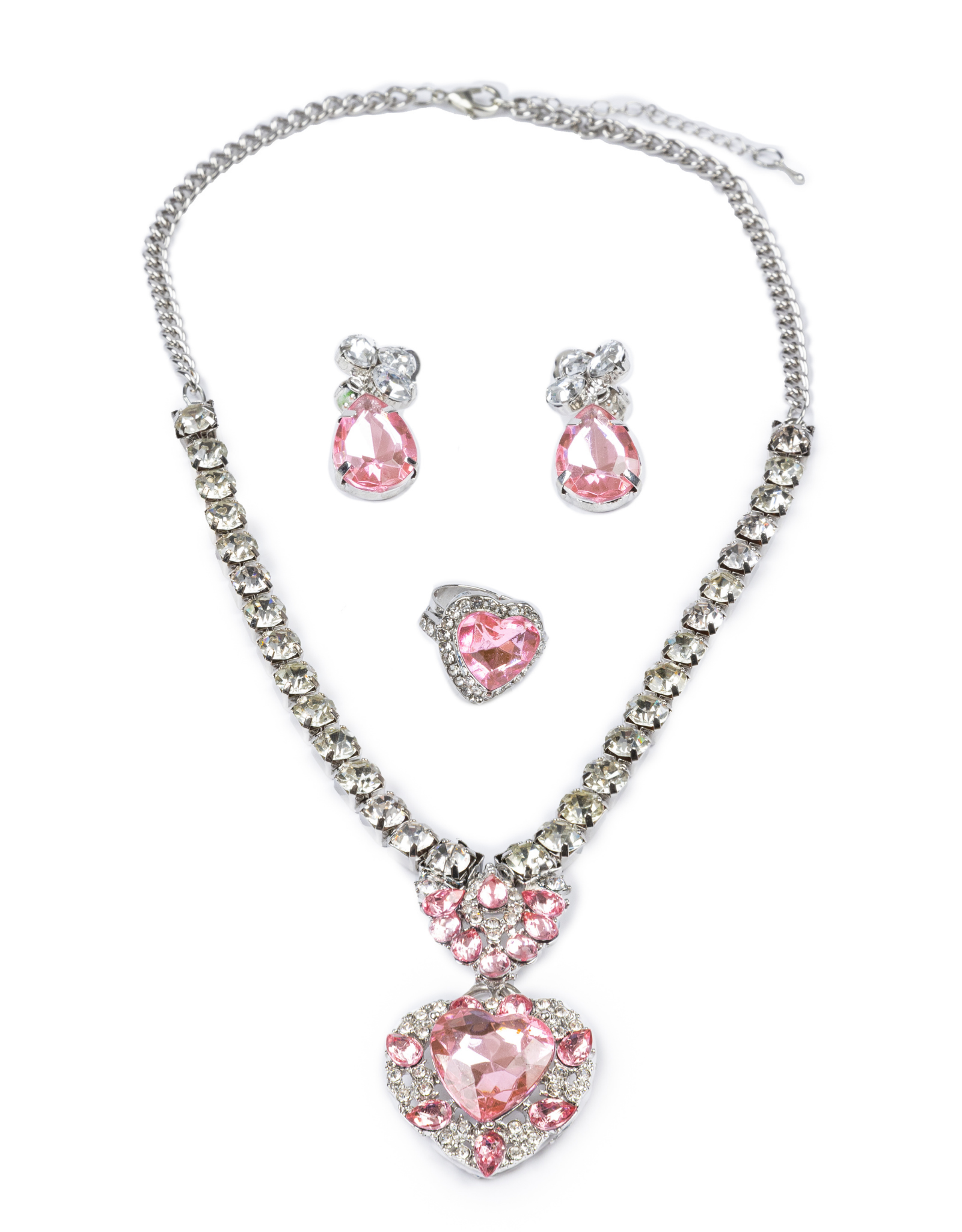 GreatPretenders 85010 Marilyn Pink 4 pc Jewelry Set