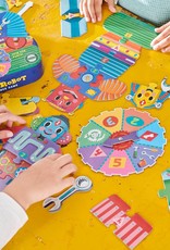 Eeboo Build A Robot Spinner Puzzle Game
