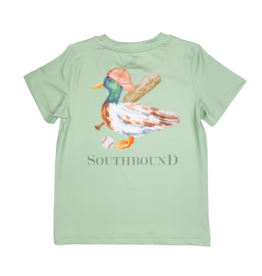 South Bound Performance Tee Green Duck