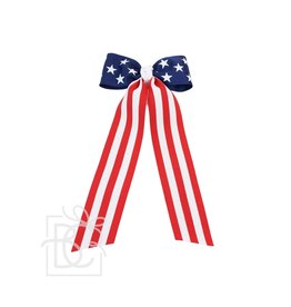 Beyond Creations Navy Patriotic Bow