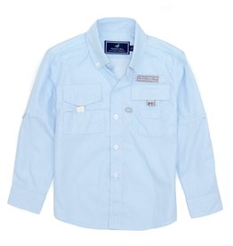 Properly Tied Performance Fishing Shirt Aqua