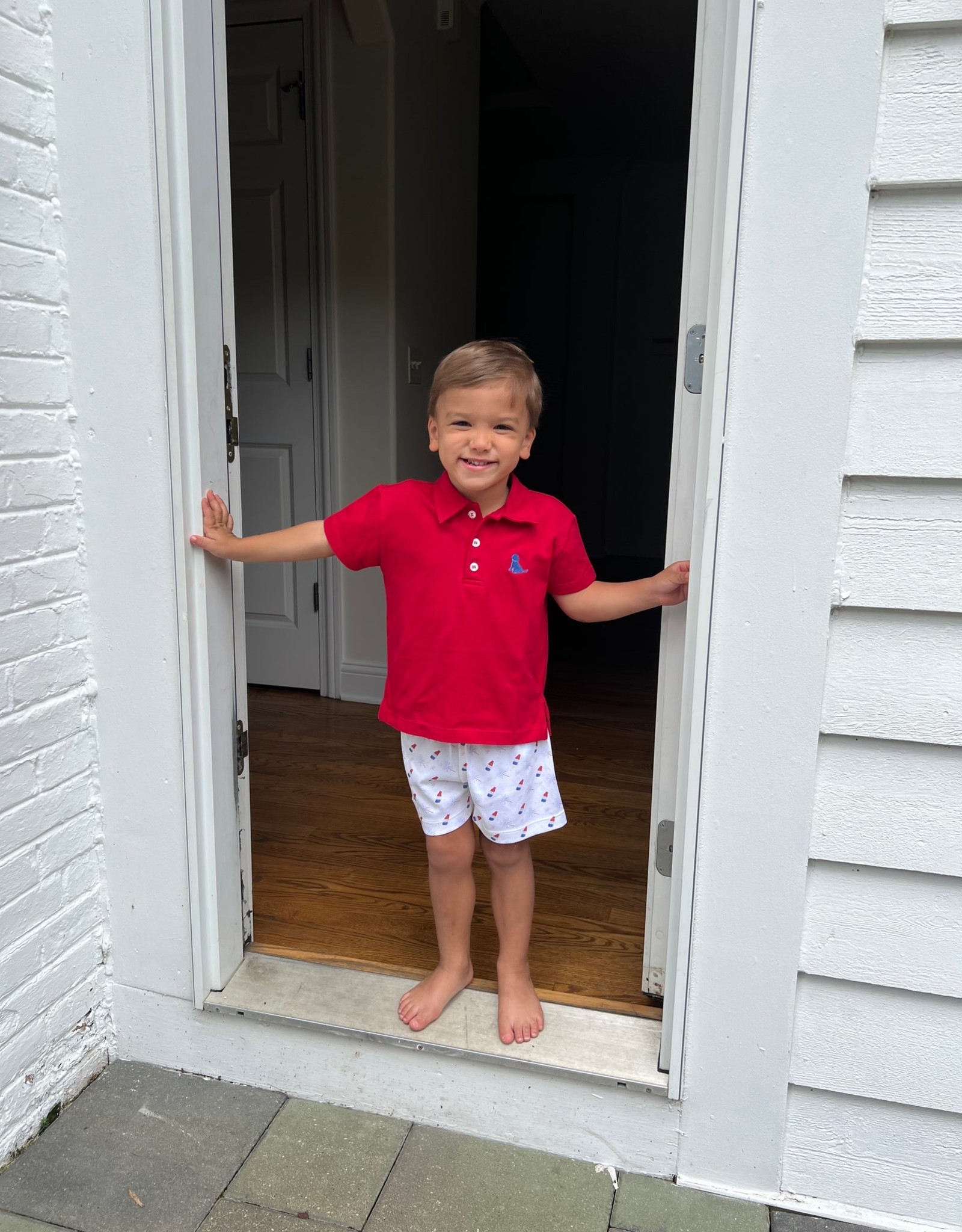 James and Lottie JL23 Conrad Shorts Patriotic Posicle
