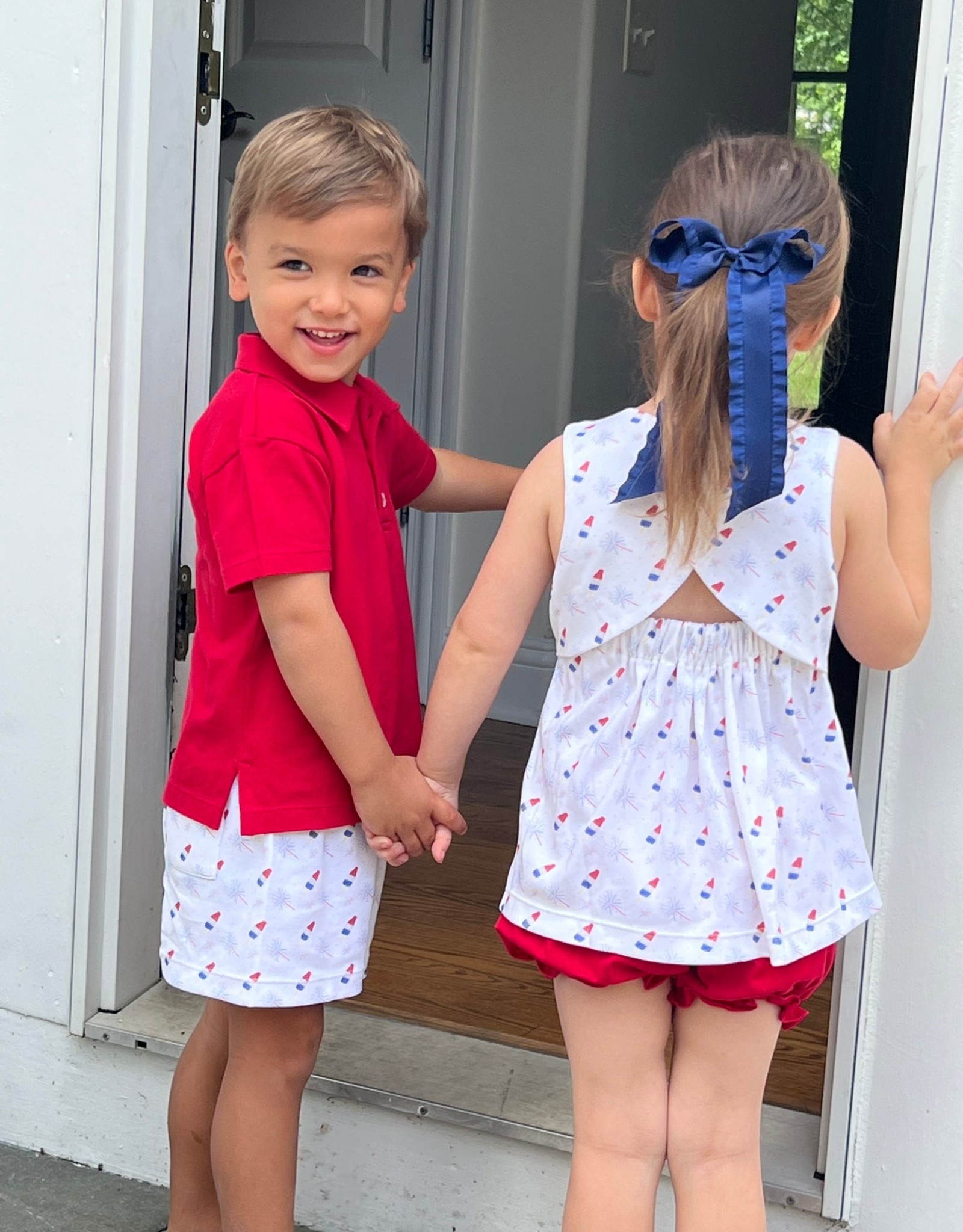 James and Lottie JL23 Conrad Shorts Patriotic Posicle