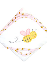 3 Marthas 3M Boxed Hooded Towel Set Pink Bee