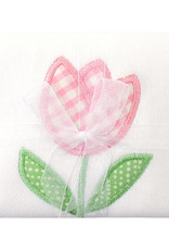3 Marthas 3M appliqued burp pad Tulip