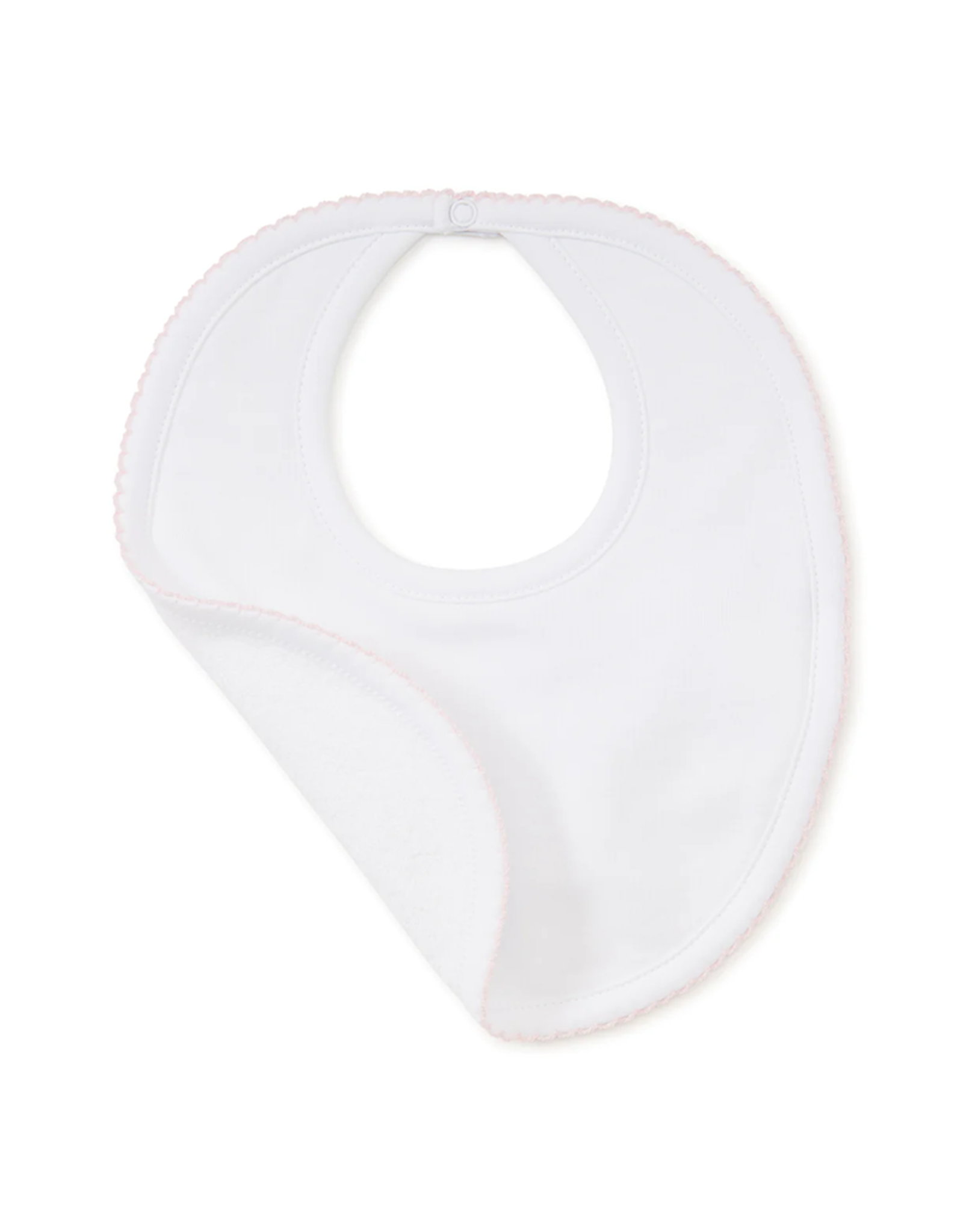 Kissy Kissy 346-13 Basic Bib white/pink