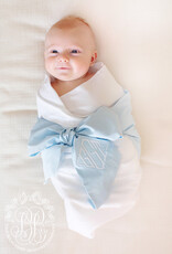 TBBC Beaufort Bow Swaddle blue