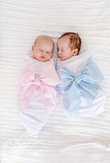 TBBC Beaufort Bow Swaddle blue