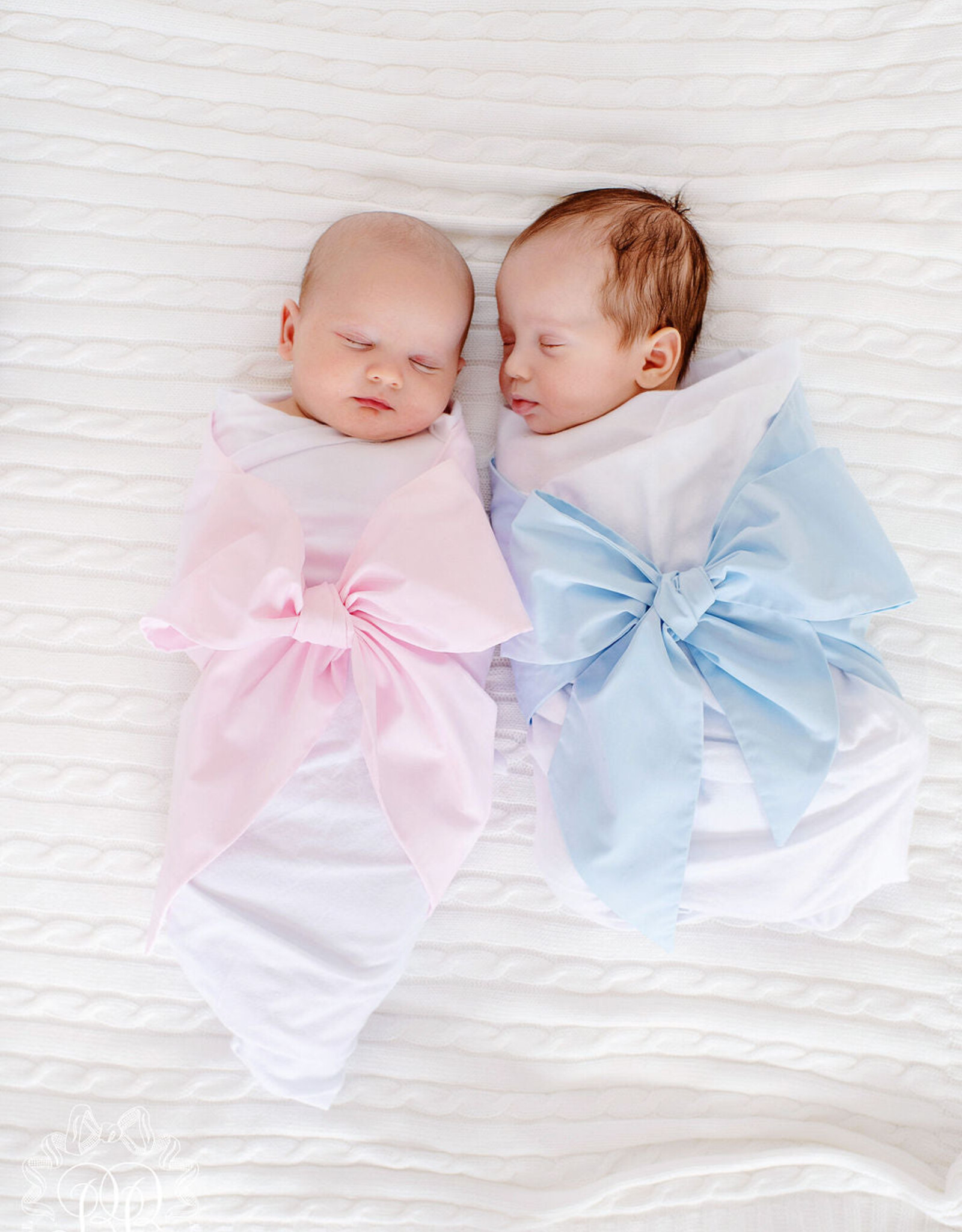 TBBC Beaufort Bow Swaddle blue