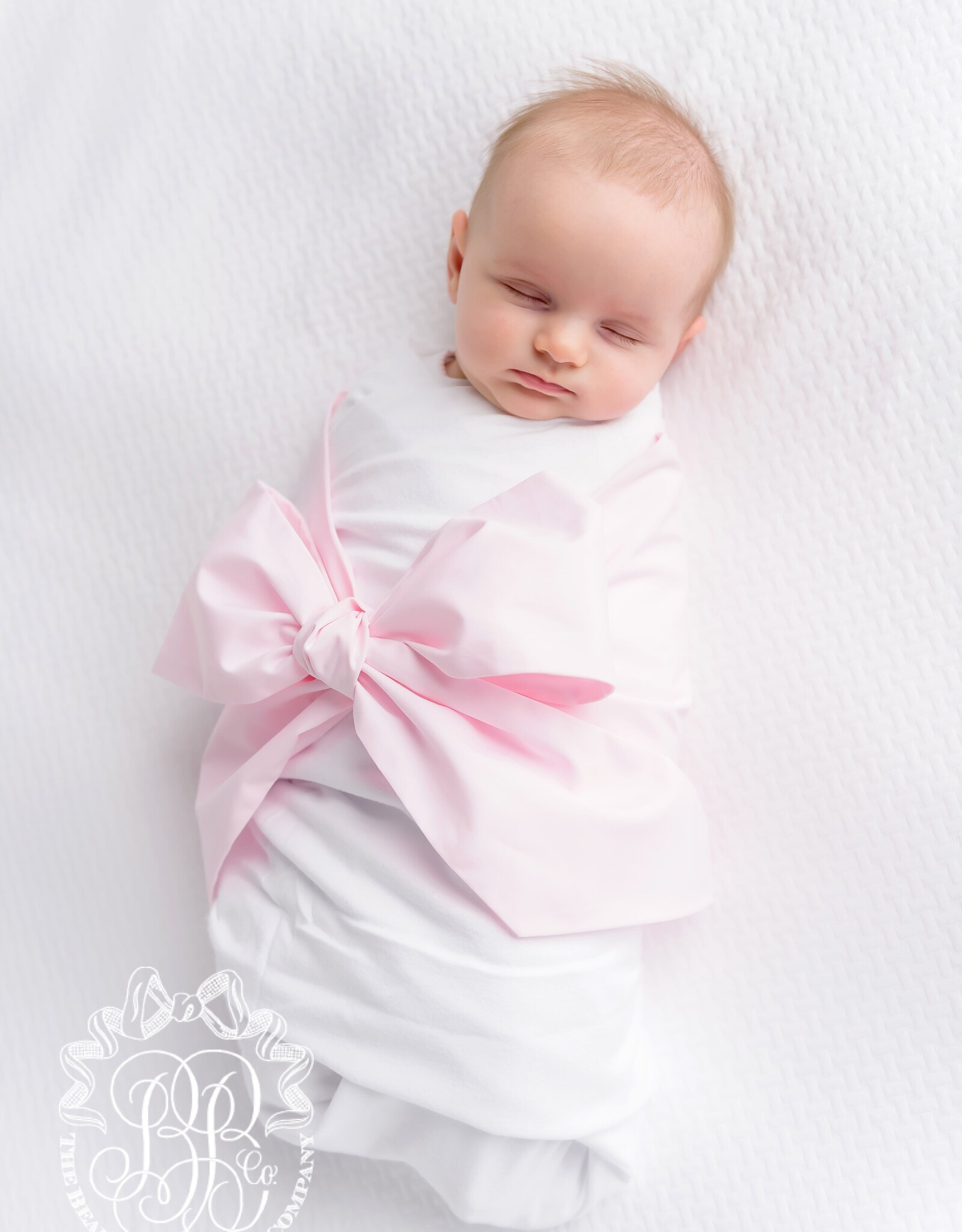 TBBC Beaufort Bow Swaddle Palm Beach Pink