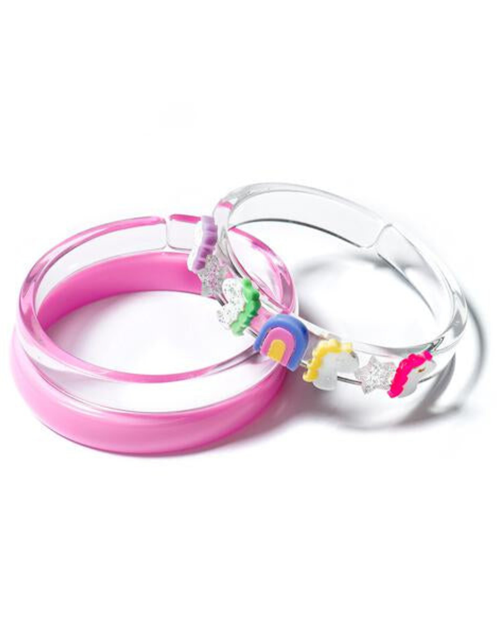 Lilies & Roses LR Bangle Unicorn & Stars BR084A-3O-2A