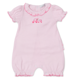 Kissy Kissy Hole In One Short Playsuit Pink - 12M