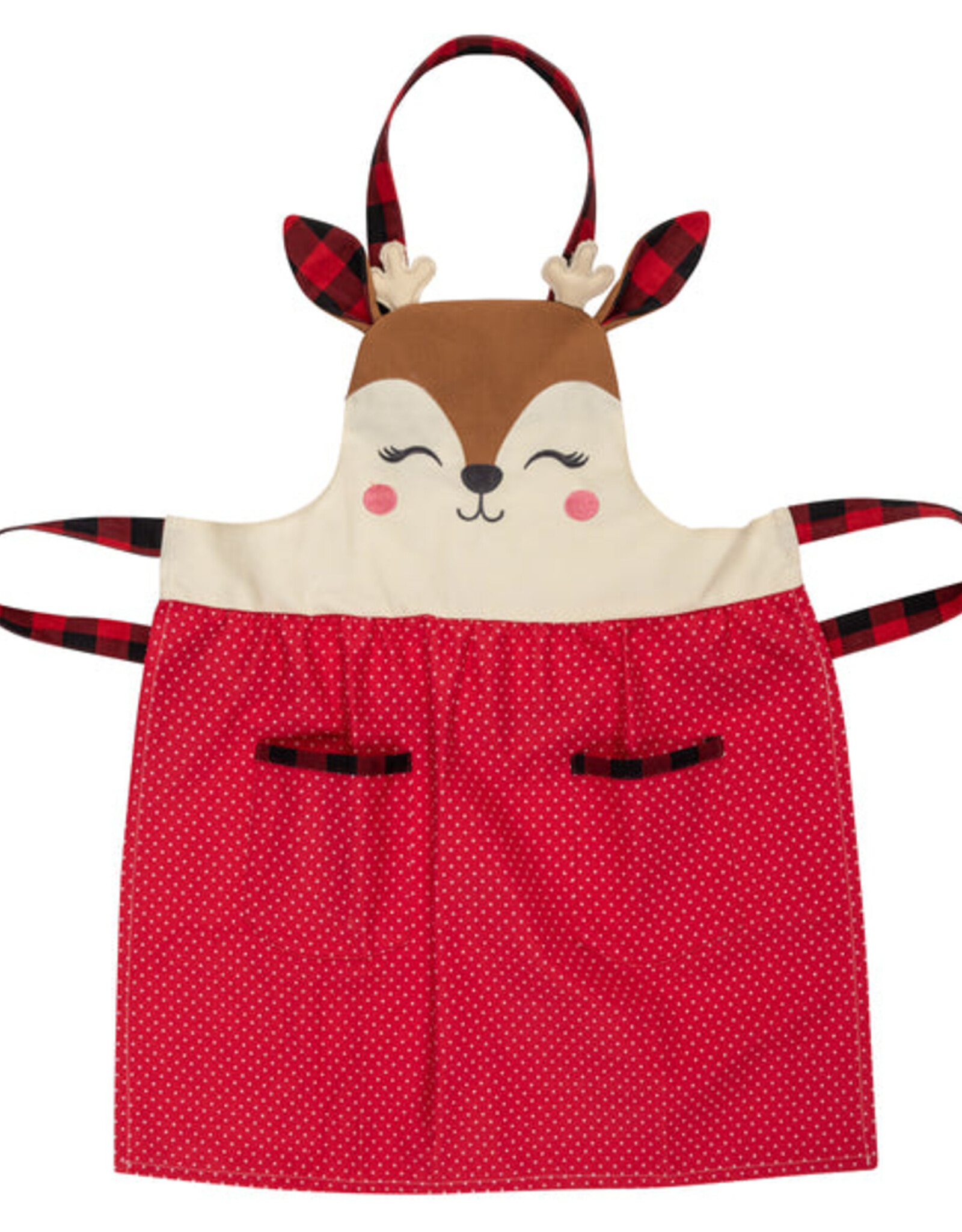 Stephen Joseph SJ Apron Girl Reindeer