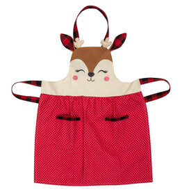 Stephen Joseph Apron Girl Reindeer