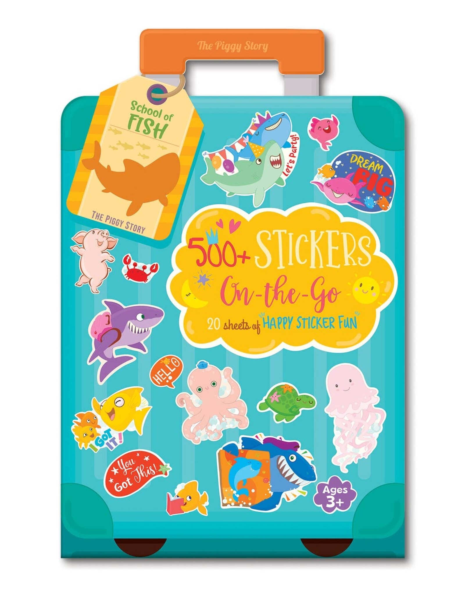 The Piggy Story 500+ Stickers School of Fish