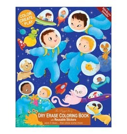 The Piggy Story Space Adventure Dry Erase Coloring Book