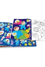 The Piggy Story Space Adventure Dry Erase Coloring Book