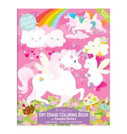 The Piggy Story Unicorn Fantasy Dry Erase Coloring Book